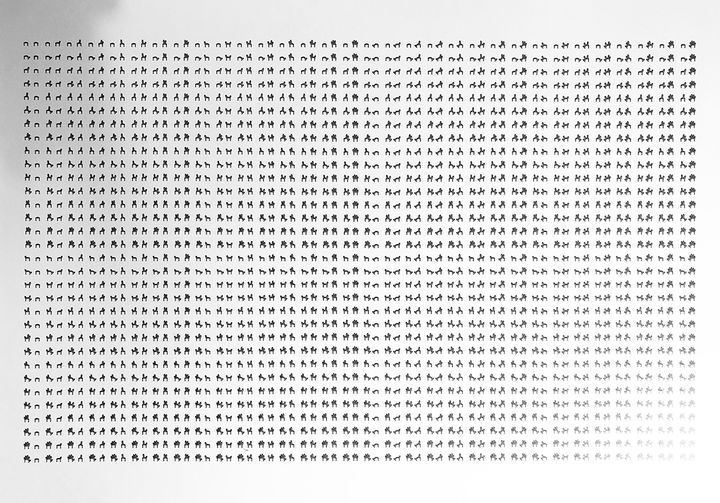 10 bits, two hands, in sequence, black on white
